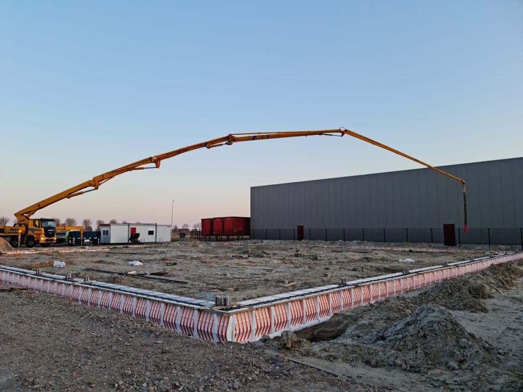 Voorgang nieuwbouw Brouwer Technische Handelsonderneming